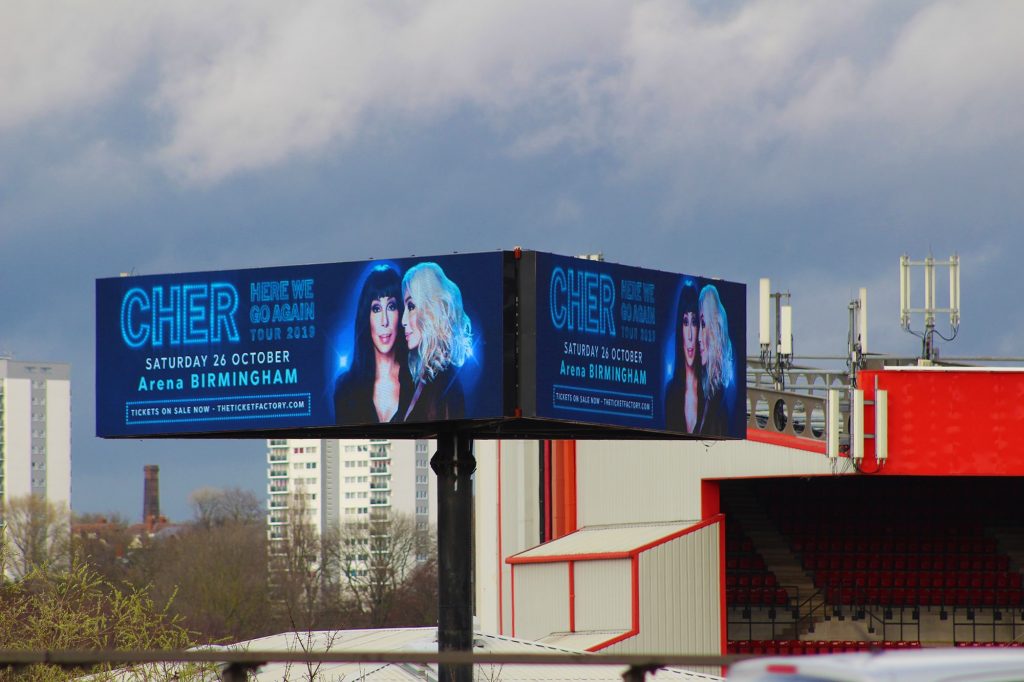 Walsall advertising screens by Midpoint LED