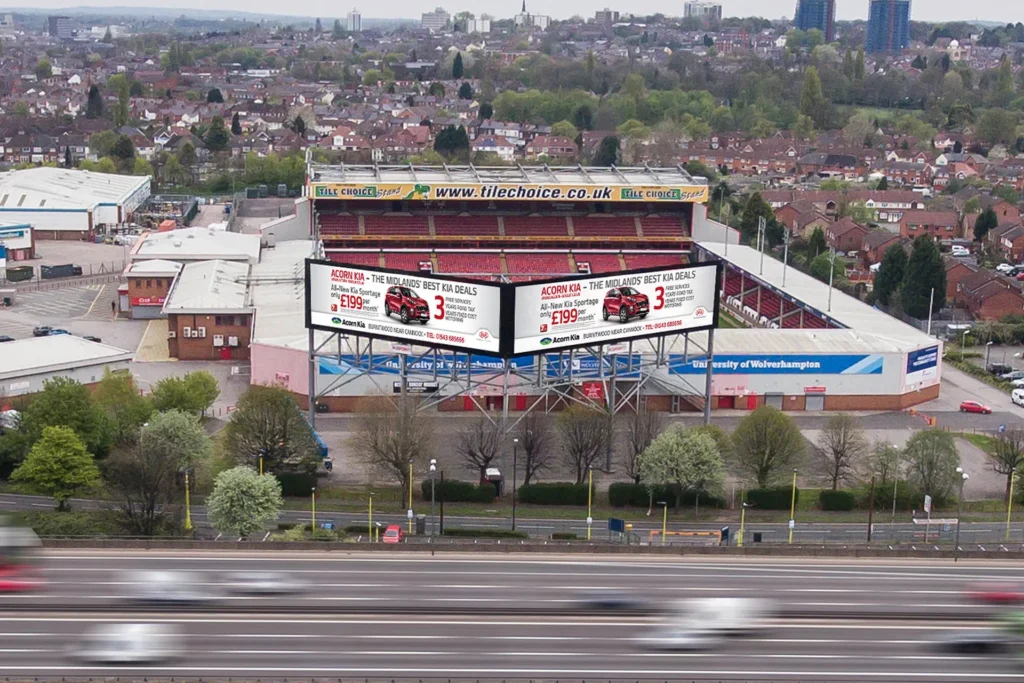 Digital Billboard Advertising on Walsall's m5 m6 link